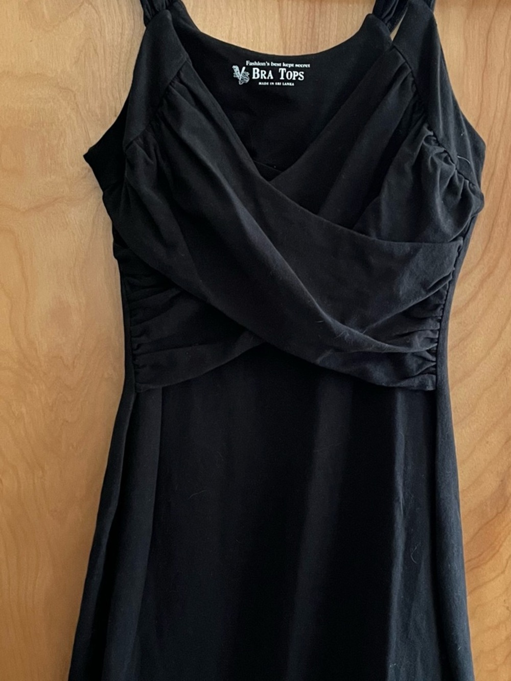 Victoria's Secret Black Wrap-Style Mini Dress